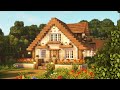 [Minecraft] 🌼🍃 Aesthetic Cozy House Tutorial / Cottagecore / Mizuno's 16 Craft Resource Pack