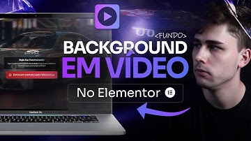 Como Colocar VÍDEO DE FUNDO no Elementor [MUITO FODA]