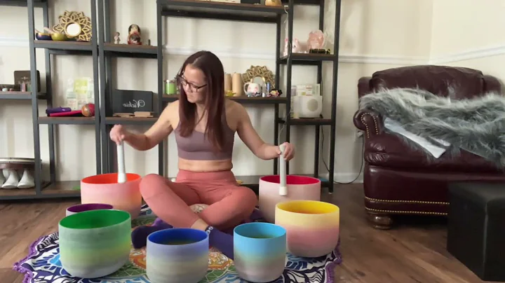1 Hour Sleep Sound Bath | Crystal Singing Bowl | I...