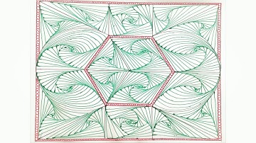 How to draw a Complex Zentangle Paradox / Zentangle Pattern for Beginners