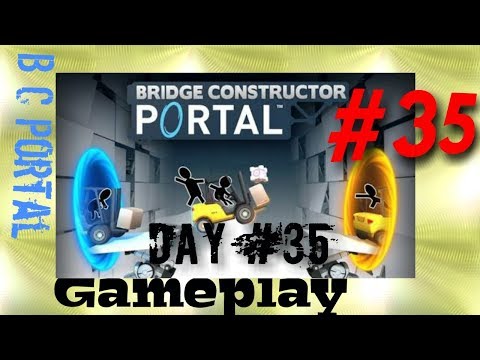 Bridge Constructor Portal Level 35 | BC Portal Day 35 (CuBounce) Walkthrough Episode 35