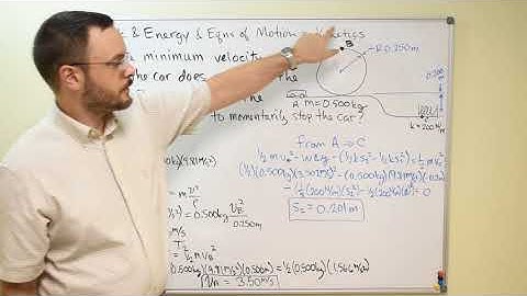 Dynamics - Work and Energy and Equations of Motion - Particle - Kinetics
