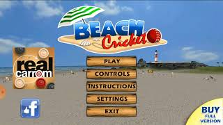 Beach cricket | beach cricket game| beach cricket gameplay | cricket game review screenshot 2