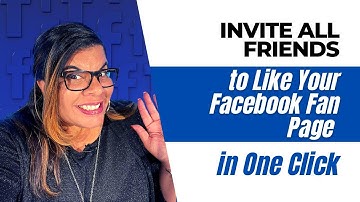 Invite All Friends to Like Your Facebook Fan Page in One Click