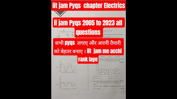 iit jam Electronics all Pyqs  please subscribe my channel #iitjamphysics #iitjam #shortvideo
