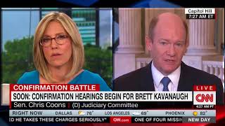 Sen. Coons joins CNN New Day September 4, 2018