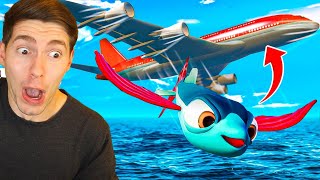 PULEI DE UM AVIÃO com um PEIXE!!! (Vídeo Engraçado) - I am fish