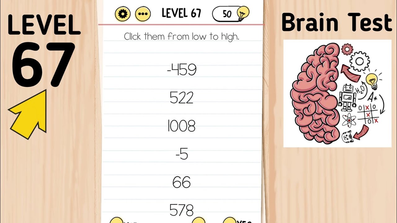 67 brain test