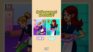 Quelle nounou est un assassin 🧠✅ #test #enigmes #devinettes #intelligence #genie #shorts