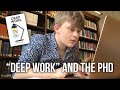 Using "Deep Work" to improve PhD productivity | PhD Vlog