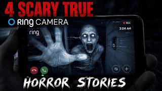 4 Scary TRUE Ring Camera Footage Horror Stories!