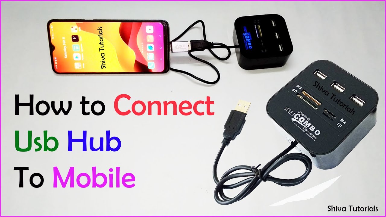 Usb hub for android phone, usb hub keyboard and mouse, usb hub for mobile, price,card reader - YouTube
