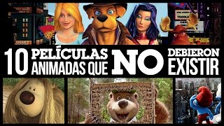 10 Películas Animadas que NO Debieron Existir | LA ZONA CERO