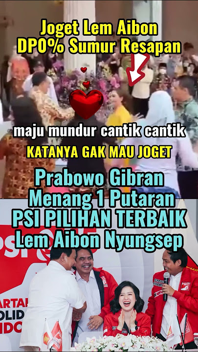 Lagu Joget Prabowo Gibran Viral Resapan #gemoy #prabowogibran #prabowopresiden2024 #prabowo #joget