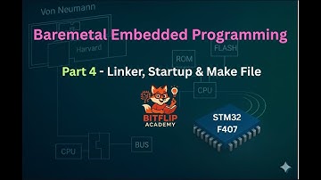 Bare-Metal STM32 Programming: Part 4 - Linker, Startup & Make File