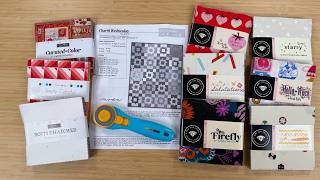 CHARM WEDNESDAY uses NINE CHARM PACKS! We made it EASIER to cut and sew this 64 x 80 quilt.