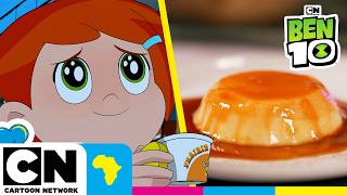 Cartoon Network Menu | Ben 10 Pepperoni & Crème Caramel Pizza 🍕 🍮 | Cartoon Network with @fatafeat