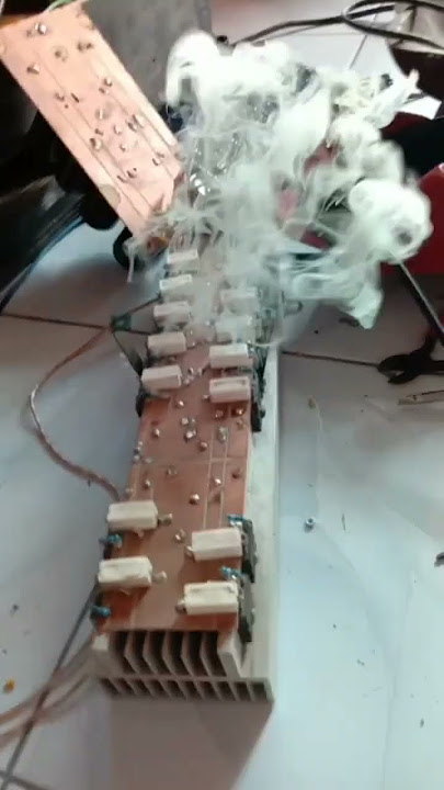 Metu jin e🤣🤣||kesalahan merakit power amplifier.