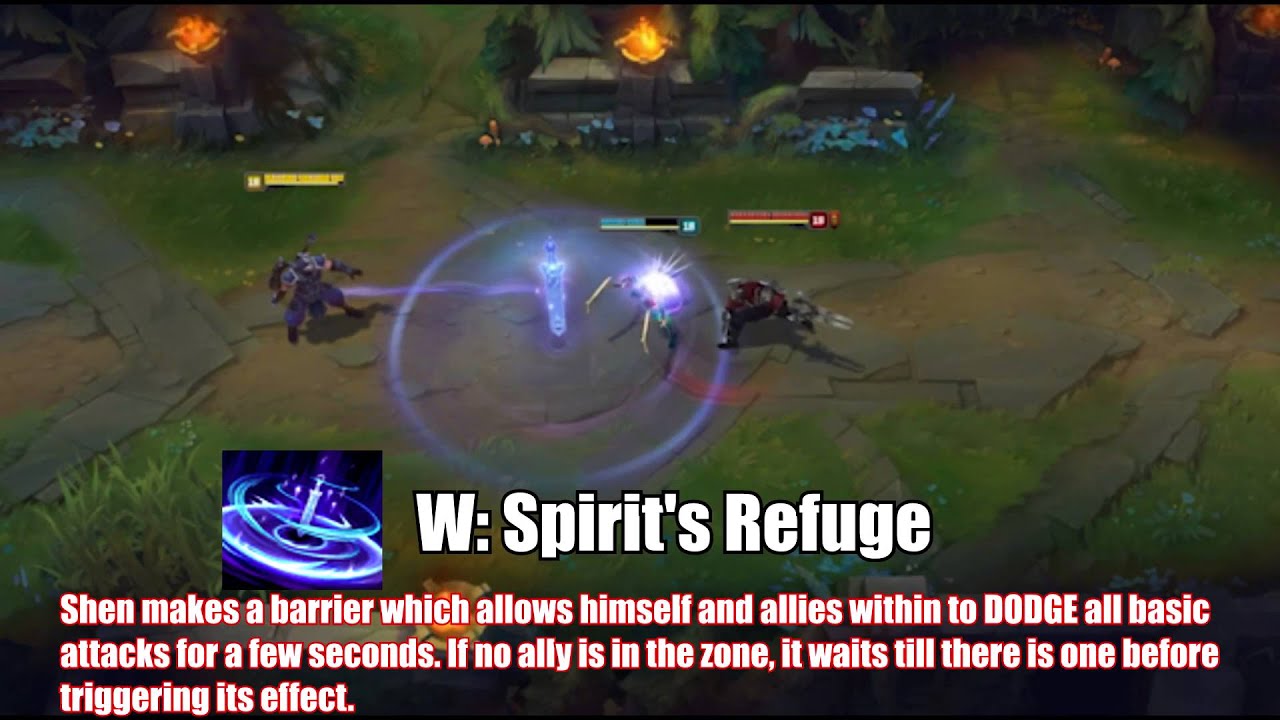 League of Legends Shen Rework Spotlight New Abilities Gameplay - YouTube