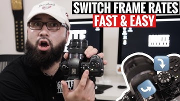 How To Switch Frame Rates FAST & EASY On The GH5