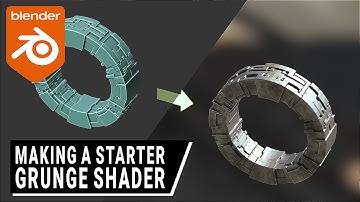 Making A Starter Grunge Shader In Cycles #b3d