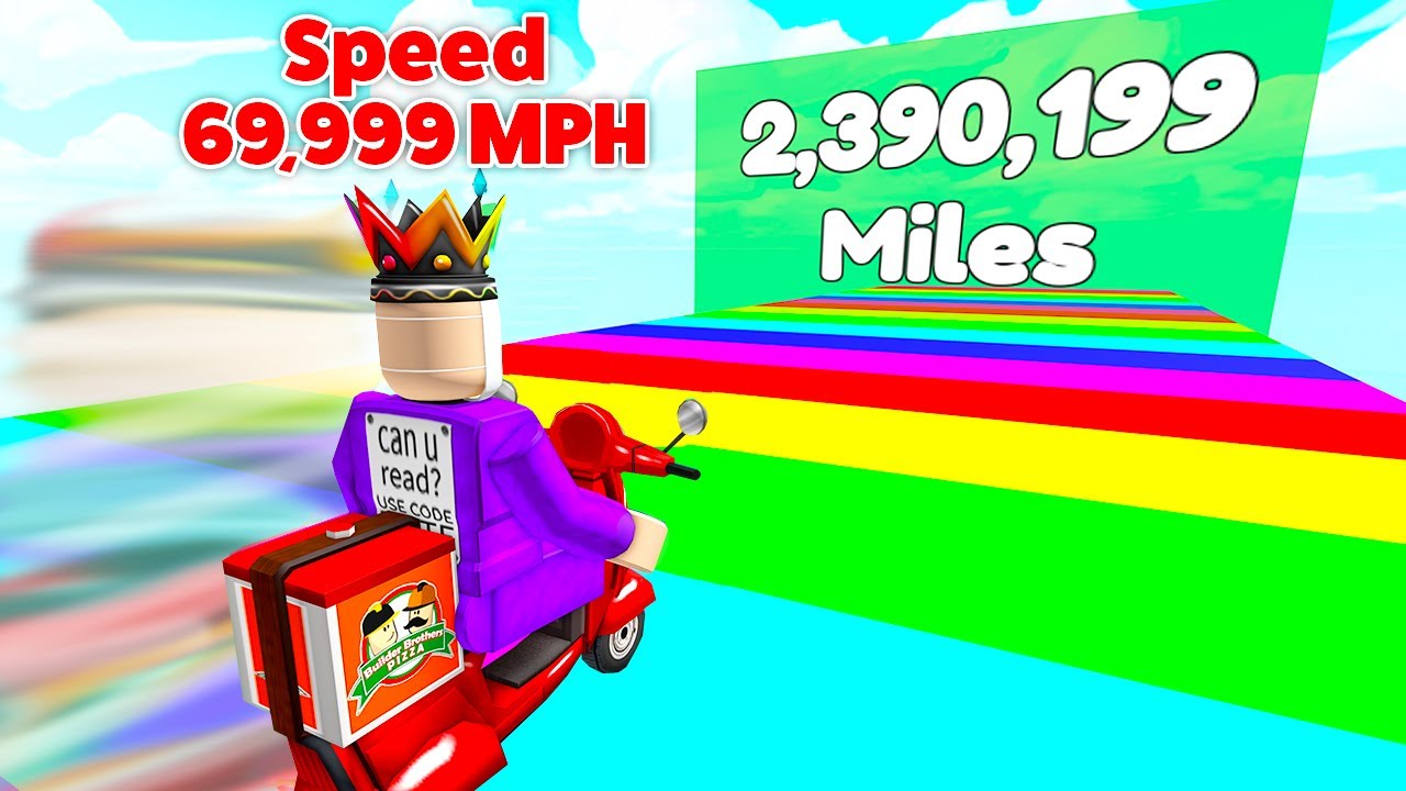 HIT TOP SPEED On Roblox Max Speed Race 