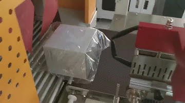 Automatic pillow box shrink wrap packing machine