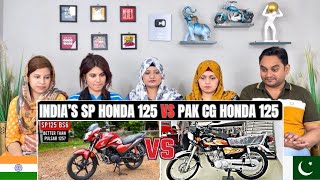 India’s SP Honda 125 Specs Vs Pakistan Honda CG 125 Specs | IND Vs PAK Honda 125 Full Comparison 