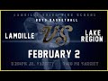 Lamoille vs lake region  jvv high school boys basketball  2224