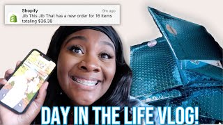 DAY IN THE LIFE OF A BUSINESS OWNER VLOG! | PACKING ORDERS, TAKING PRODUCT PICTURES, ETC….