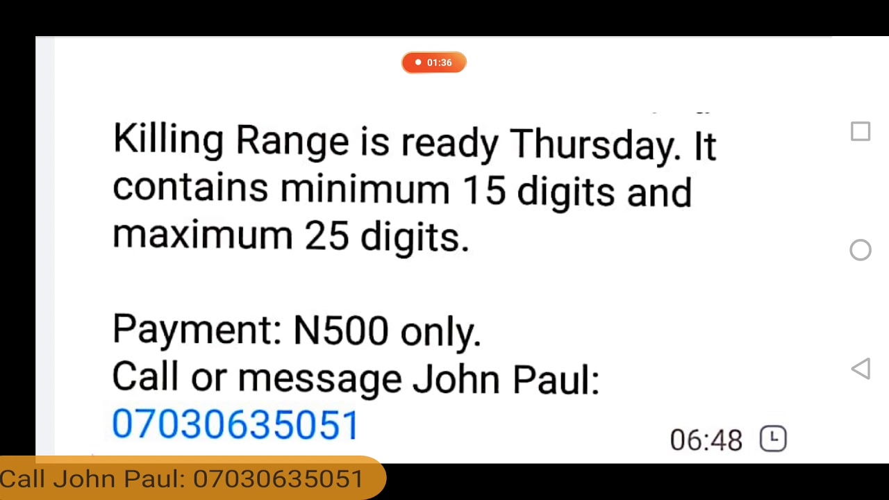 Week 49 Fixed Nap from Niger Current Aussie Pools Key