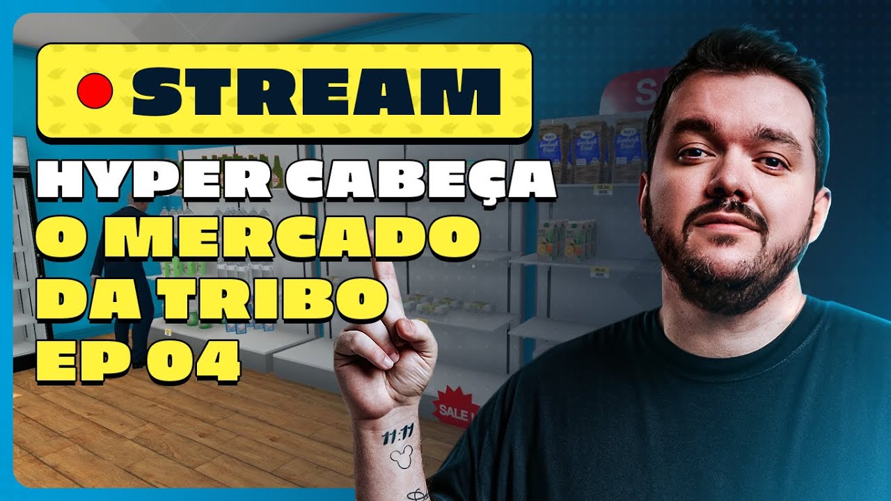 O NOVO MERCADINHO DA TRIBO EPISÓDIO 04 GAULES AO VIVO LIVE COMPLETA! O HYPER CABEÇA!! MOD Brasileiro