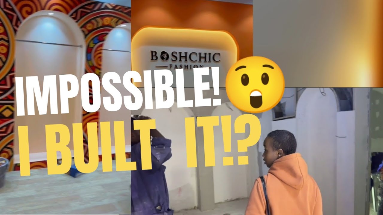 HOW WE BUILD BOSHCHIC  FROM😊 SCRATCH.watch till the end.
