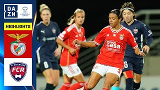 HIGHLIGHTS | Benfica vs. Rosengård (UEFA Women’s Champions League 2023-24 Matchday 2)