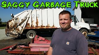 Garbage Truck Power Steering Leak and Saggy Springs
