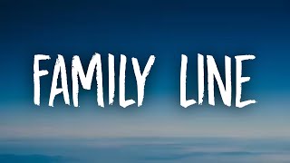 Video thumbnail of "Conan Gray - Family Line (Lyrics)"