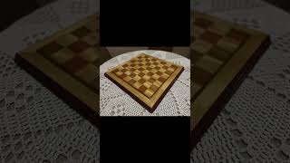 Tabuleiro de Xadrez em Madeira Nobre - Lily Wood - Madeira Artesanal