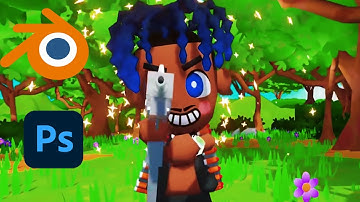 Create Animated 3D Pixel Visualizers / Music Videos / Retro SNES Style in BLENDER