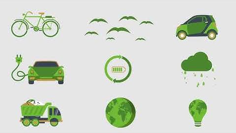Ecology Sketch Color Concepts and Icons Pack