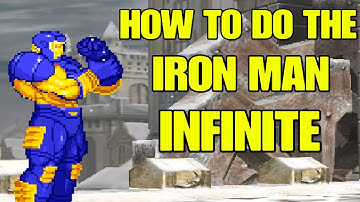 How to Do The Iron Man Infinite In MVC2 (Marvel Vs Capcom Fighting Collection Combos)