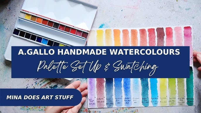 A. Gallo Classic 24 - Handmade Watercolor Set — Soho Art Materials