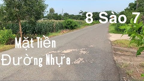 ✅ Bán Đất Mặt Tiền Đường Nhựa Lớn (8 Sào 7 ) Có Thổ Cư , Tại Xã Xuân Tây , Cẩm Mỹ , Đồng Nai