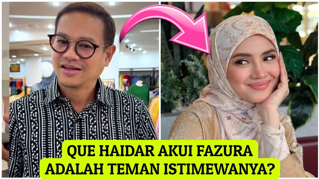 Wow tanpa segan silu Que Haidar mendedahkan perkara ini? 