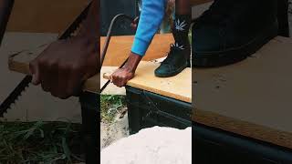 BUILDING AN CUPBOARD USING NO POWER TOOLS
