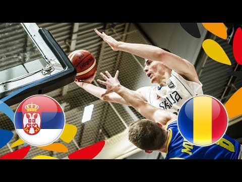 Serbia v Romania - Full Game - Round of 16 - FIBA U20 European Championship 2018