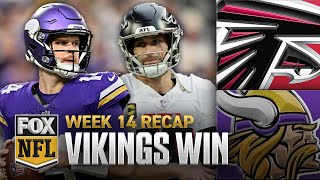 Falcons vs Vikings Greg Olsen and Joe Davis on Minnesota s IMPRESSIVE win in Week 14 NFL on FOX