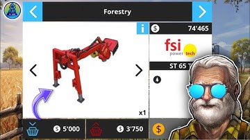 How to Forestry, Fsi power tech ( ST 65 T) Fs16 | Fs16 Gameplay 34 | #fs16 #tractor #gameplay