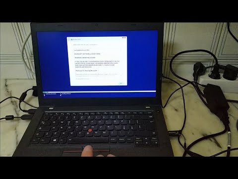 Lenovo Thinkpad T460 - How to install Windows 10