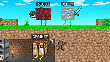 SPEEDRUNNER VS HUNTERS As BLOCKS! (Minecraft)