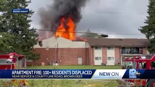 North Shore Fire Department responds to Brown Deer apartment fire